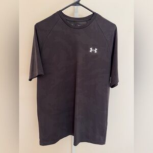 Never Used- Under Armour Men’s Training Shirt - Military Black Camo - Size M
